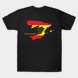 In My Heart. Spain T-Shirt